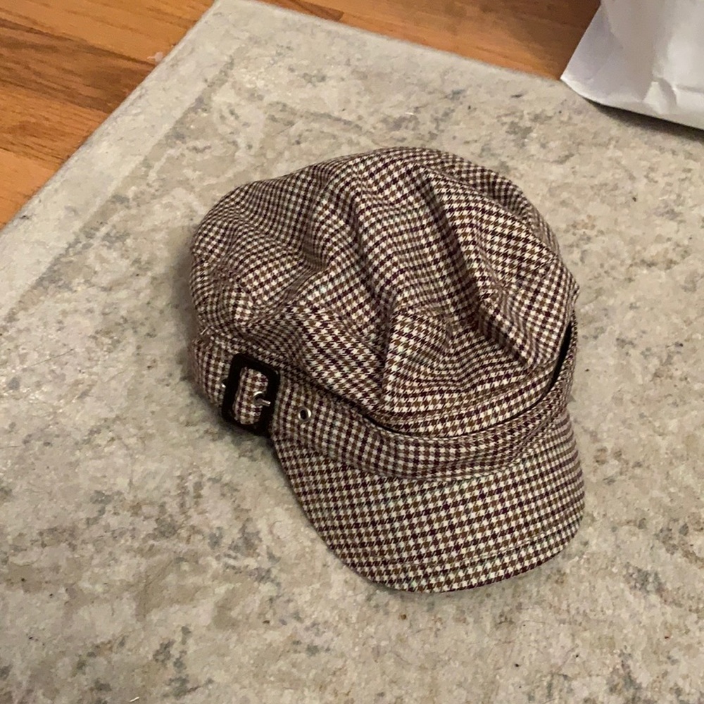 NWT J Crew Checkered cap